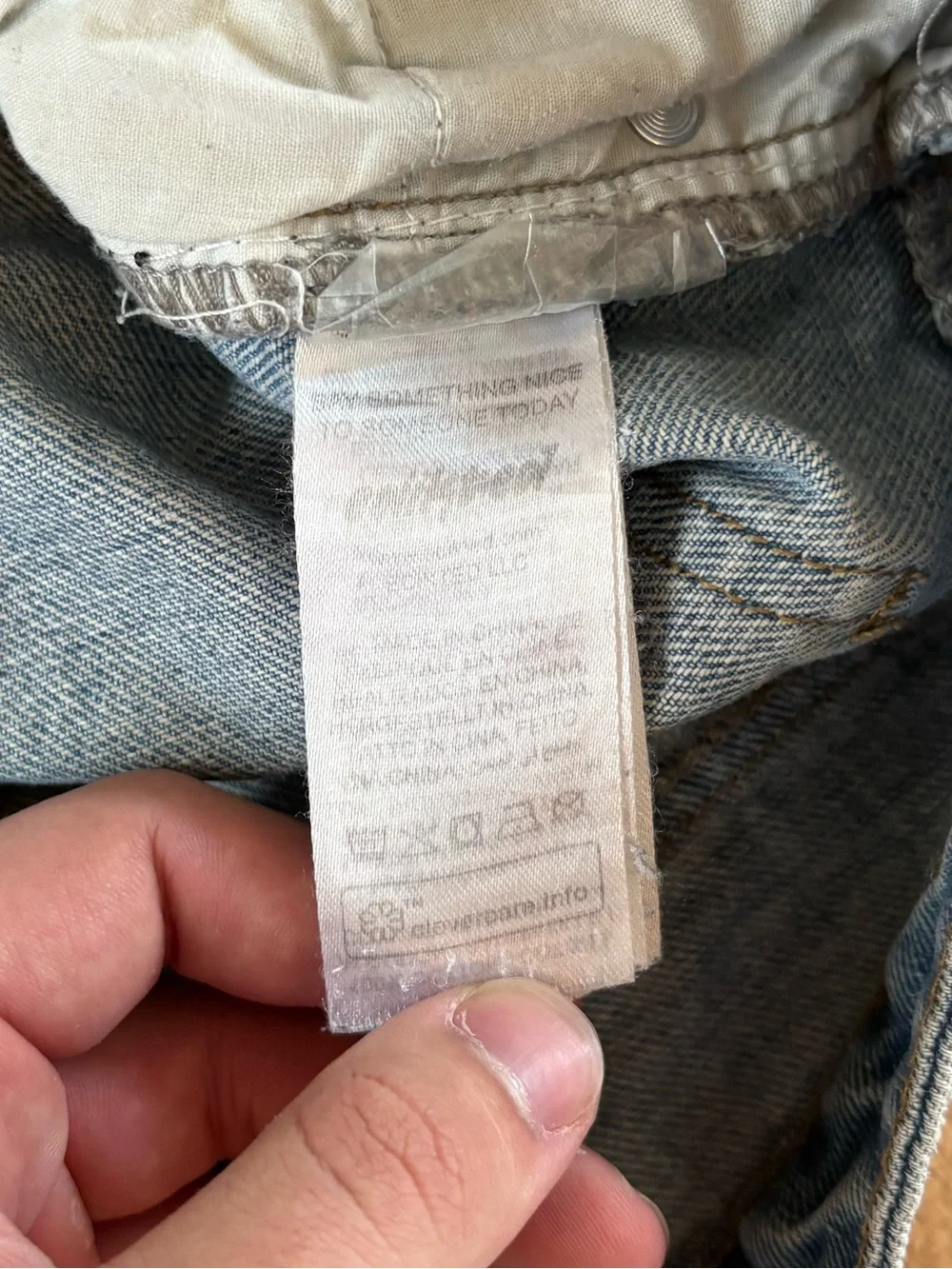 EDIKTED Denim Jorts Light Wash Long Jean Shorts Size S Y2K Inspired